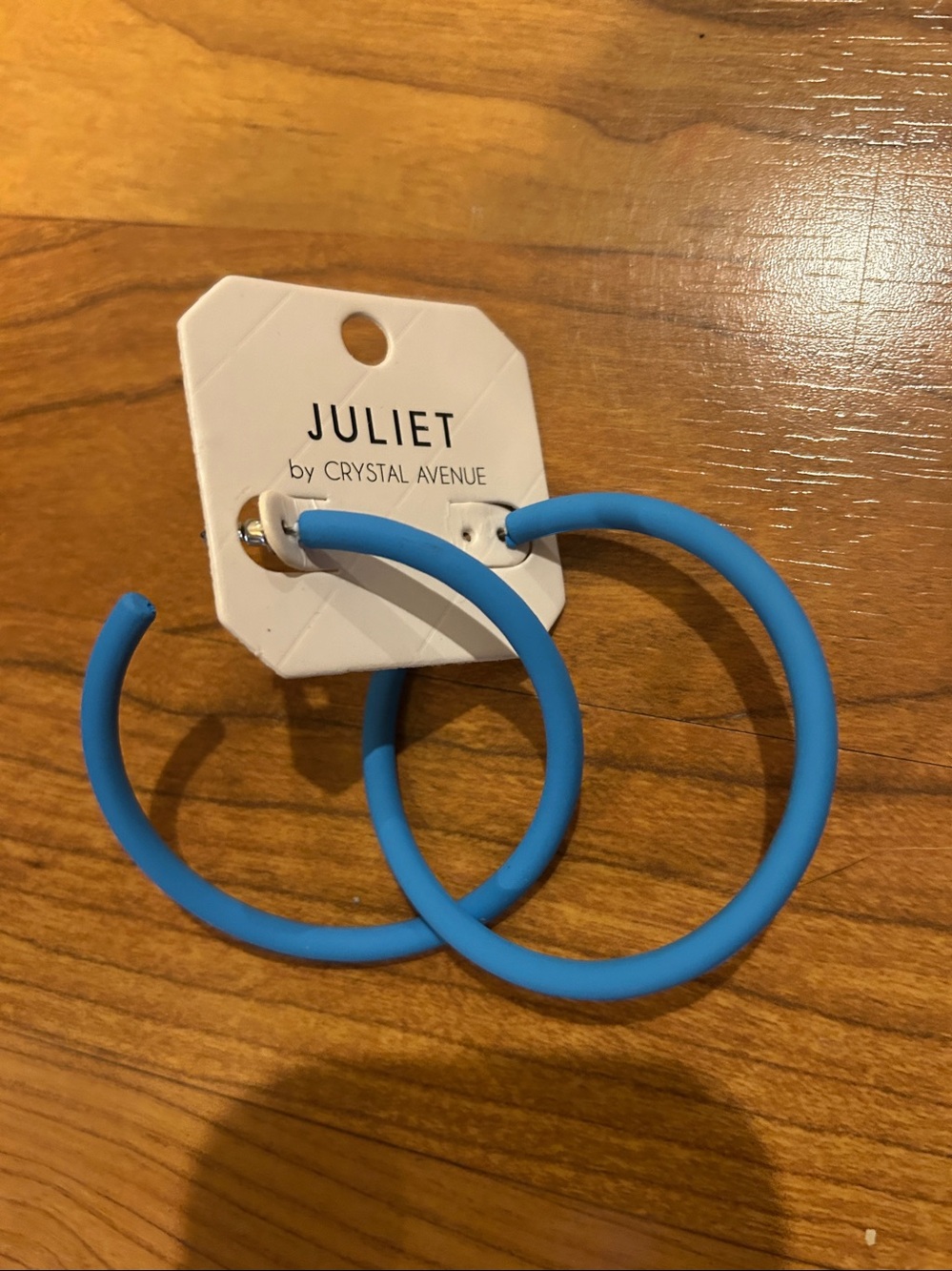 large blue hoops